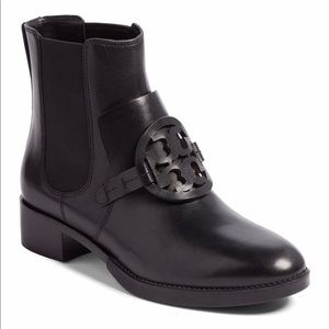 Tory Burch Miller Logo Medallion Chelsea Bootie
